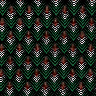 3D Effect Dark Olive Green Pattern Wallpaper for Wall