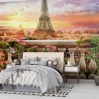 Eiffel Tower Through My Window Wallpaper