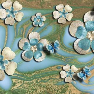 Beautiful Abstract Flowers Wallpaper for Wall