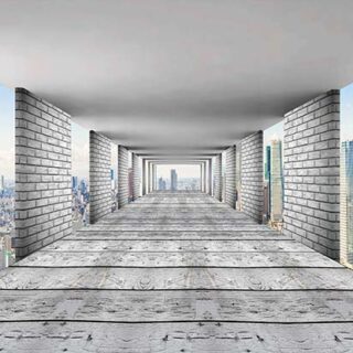 3D Effect Sky Wallpaper Mural