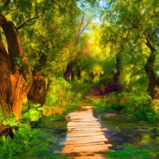 Forest Art Wallpaper