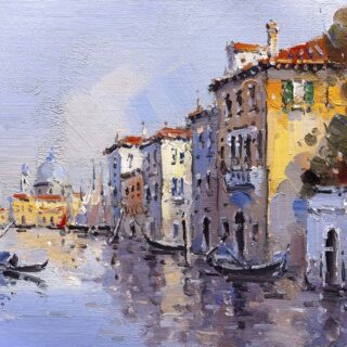 Venice City Reflections Living Room Wall Artistry Décor