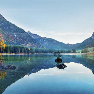 Bathroom Wallpaper - Beautiful Lake Scenery
