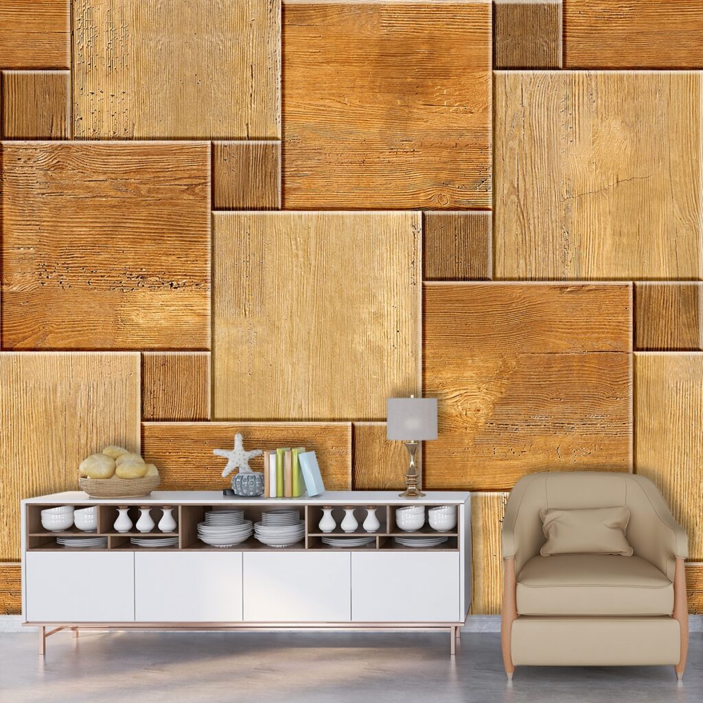 Wood Tile Wallpaper Magic Decor