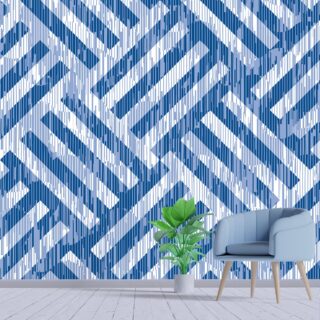Blue and White Textured Pattern Wallpaper for Walls