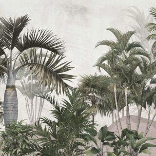 Soothing Palm Trees, Forest Wallpaper for Walls