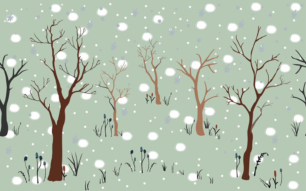 A Drawing Of Trees And Snow Magicdecor Image 1686055551 5371 1024x640