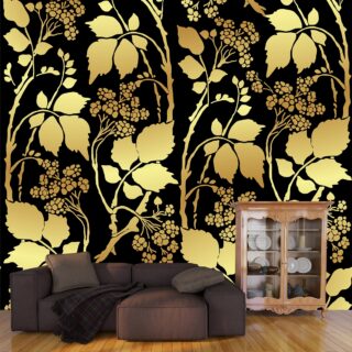 Elegant Floral Print Wallpaper for Wall