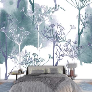 Agapanthus: Lily of the Nile Wallpaper Mural