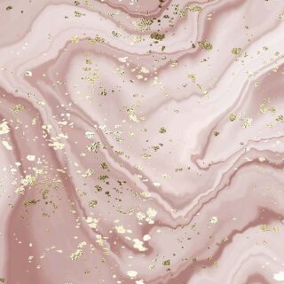 Romantic 3d Wallpaper for Bedroom Walls, Pink and gold marbled surface