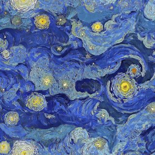 Blue Color Art Wallpaper for Walls