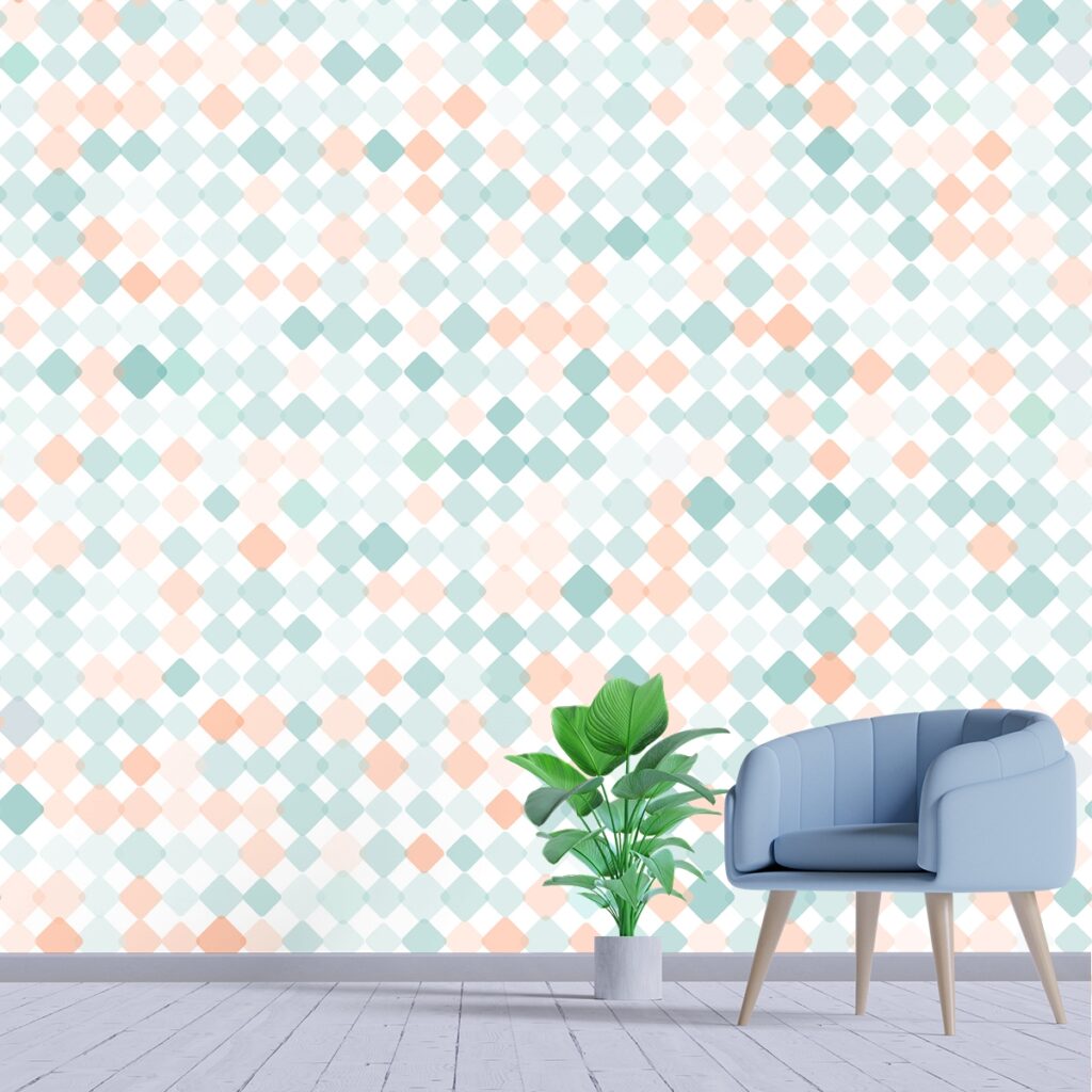 A pattern of small squares - Magicdecor®