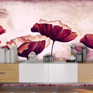 Serene Floral Painting Wall Mural