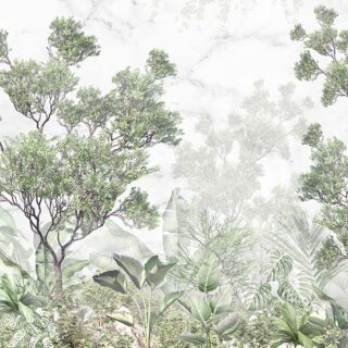 Hariyali, Beautiful Green Tropical Trees Serenade Wallpaper