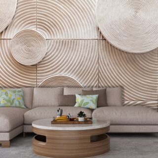 Wood Finish Wallpaper