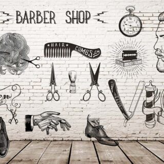 Wallpaper for Barber Shop