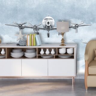 Mountain Wallpaper, Airplanes flying over mountains