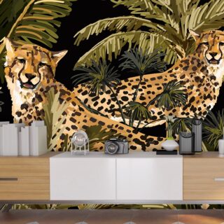 Wall Paper for Balcony, Two cheetahs in the jungle