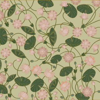 Beautiful Lotus Blooms Wallpaper Mural