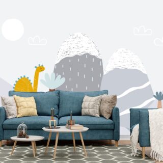 Dinosaur Kids Room Wallpaper