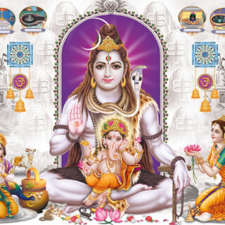 Lord Shiva Family Wallpaper