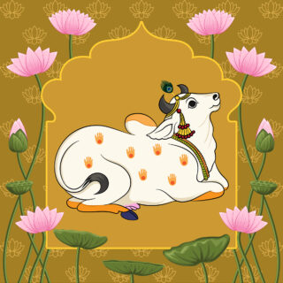 Pichwai Cow Wallpaper