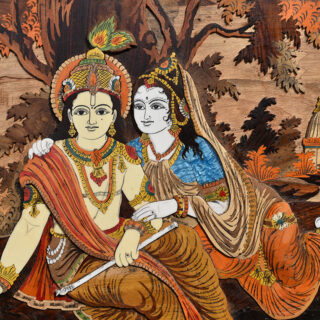 Radha Krishna Art Wallpaper