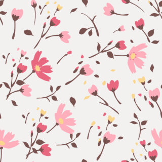 Blooming Floral Vine Wallpaper
