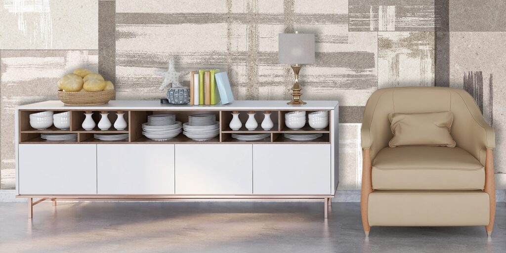 An Abstract Design Wallpaper to Decorate a Wall - Magicdecor®