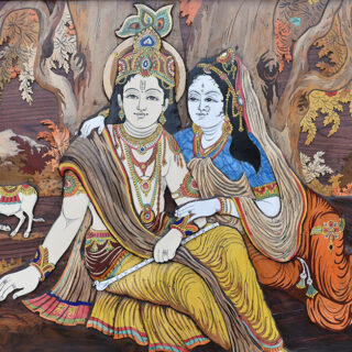 Radha Krishna Art Wallpaper Mural