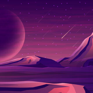 Landscape Purple Nature Wallpapers for Walls