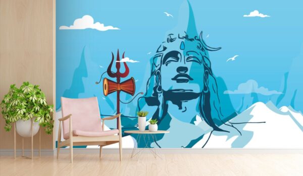 Adiyogi Wallpaper for Wall - Magic Decor