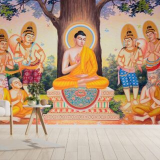 Buddha Shiksha Wallpaper Mural