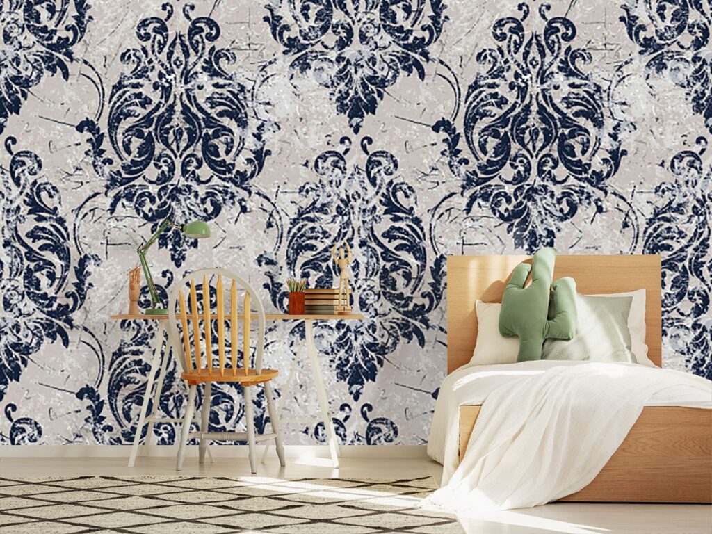 A Wallpaper Pattern on a Wall - Magic Decor