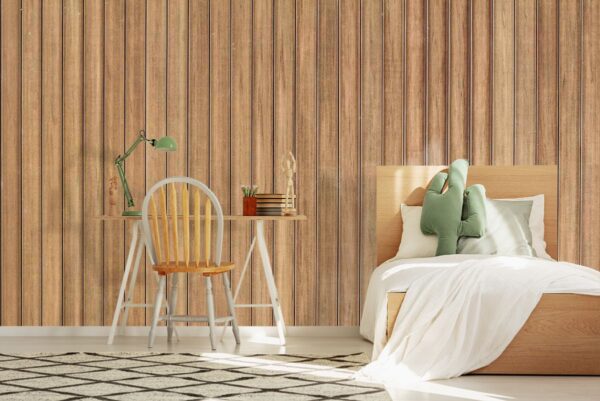 Wood Panel Effect Wallpaper Mural - Magicdecor®