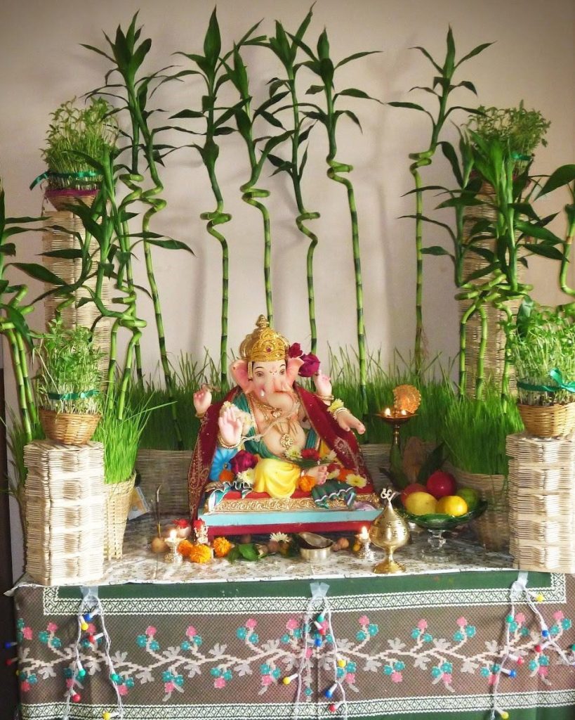 5 Eco friendly Ganpati Decoration Ideas for Home
