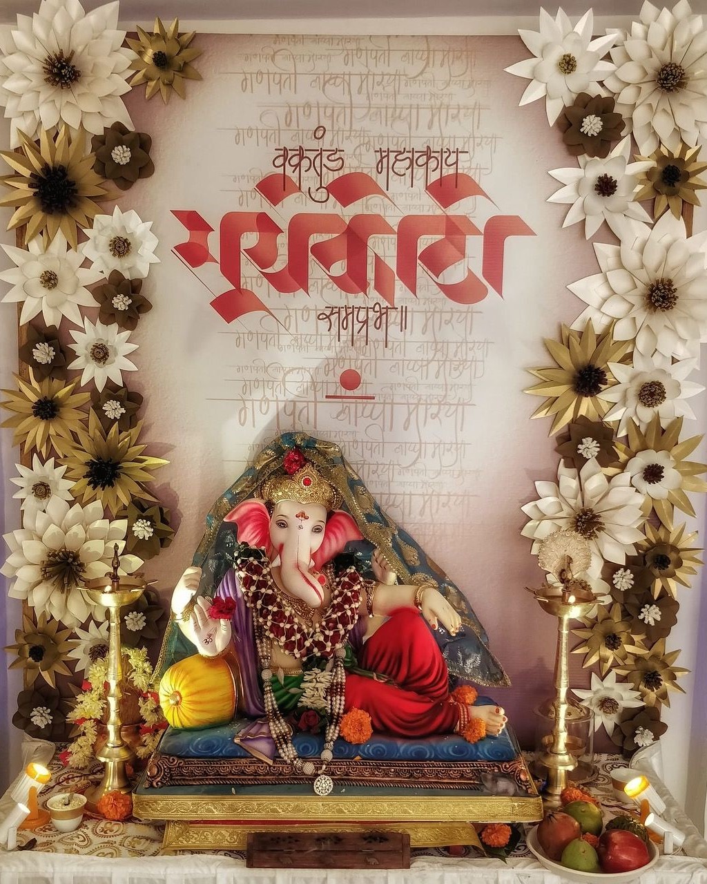 5 Eco friendly Ganpati Decoration Ideas for Home