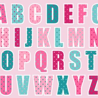 Wallpaper for Nursery, English Alphabets