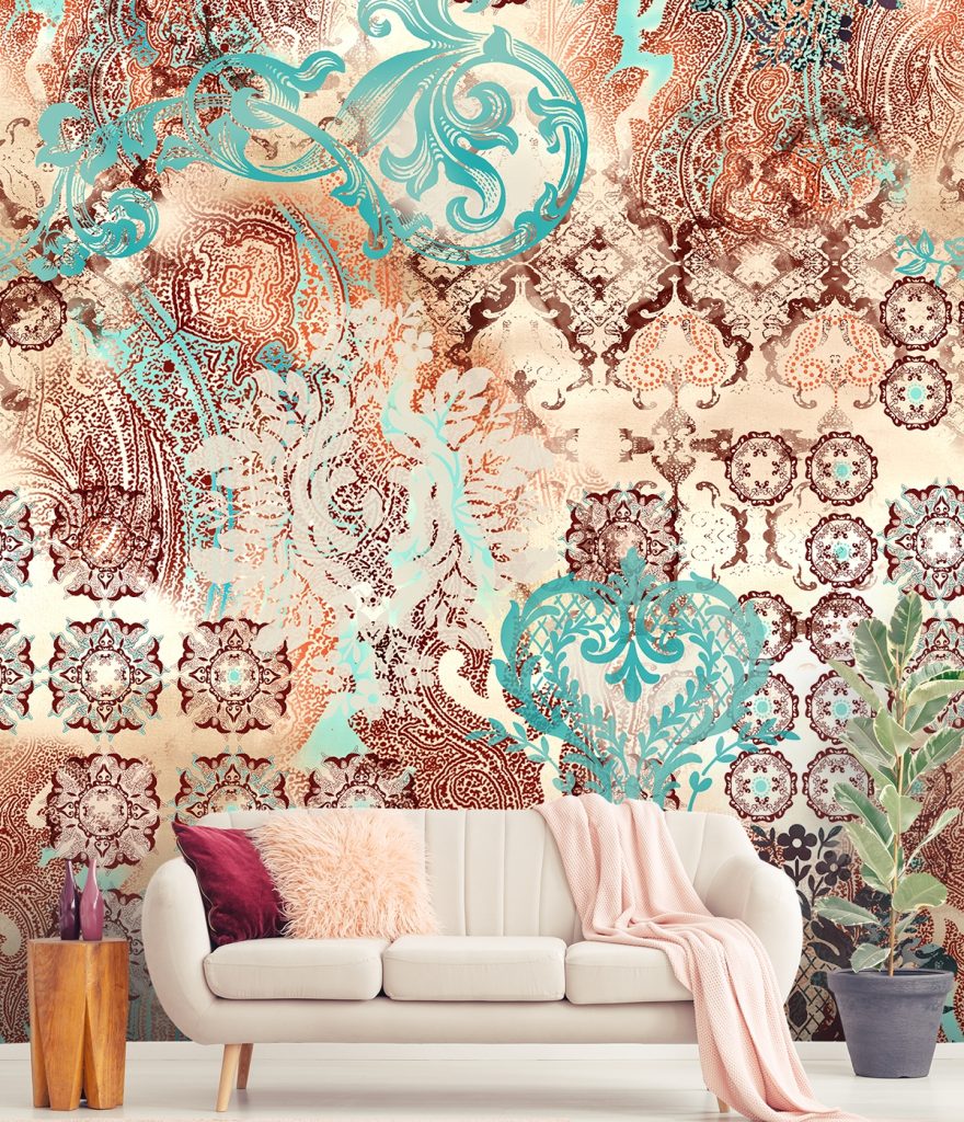 Thumbnail for Best Textured Wallpaper Designs For Urban Apartments With A Bohemian Vibe