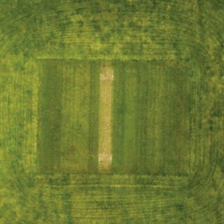 Cricket Wallpaper for Wall, Cricket Ground Top View