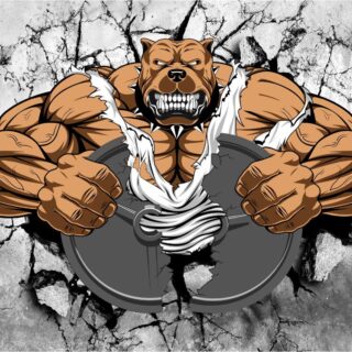 Wallpaper for Gym Walls, Beast Mode ON