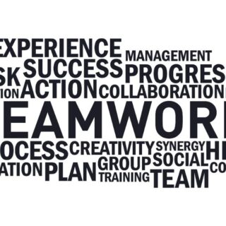 Experience and Team Work, Wallpaper for Office Wall
