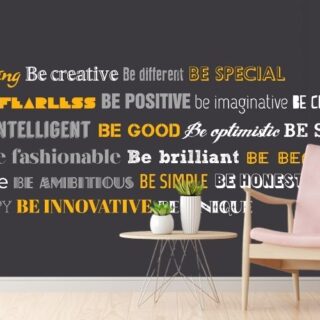 Be Creative Be Different, Wallpaper for Office Wall