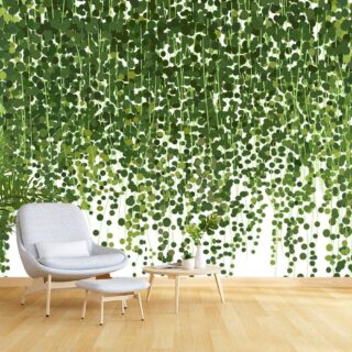 Green Ivy Plant Wallpaper for Walls