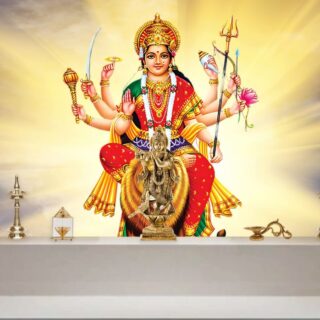 Maa Durga Wallpaper for Pooja Room