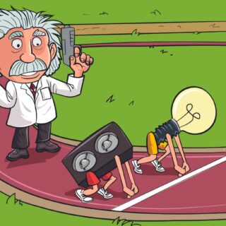 Light Speed Vs Sound Speed, Kids Room Wallpaper