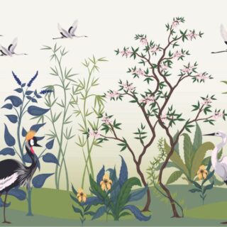 Chinoiserie Garden Wallpapers