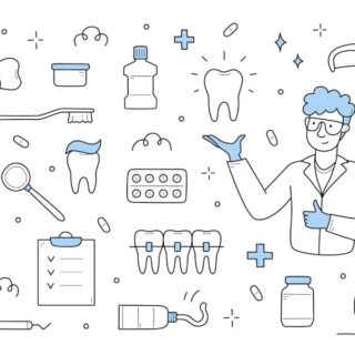 Dental Clinic Seamless wallpaper for Walls