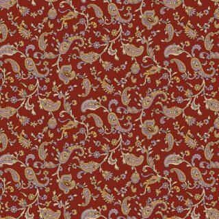 Brown Color Paisley Art Wallpaper for Wall