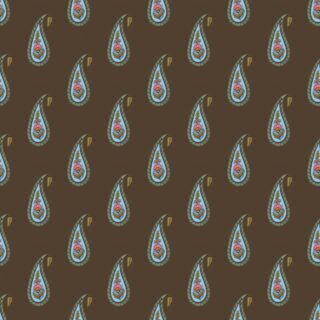 Paisely Repeat Pattern Wallpaper With Dark Background